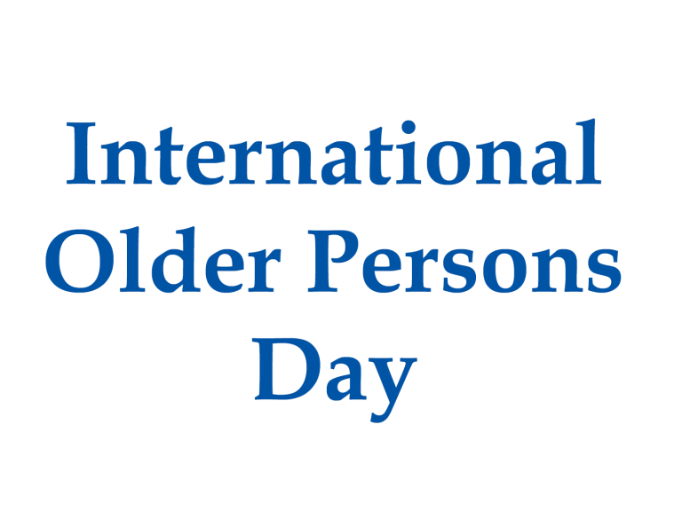 International Older Persons Day