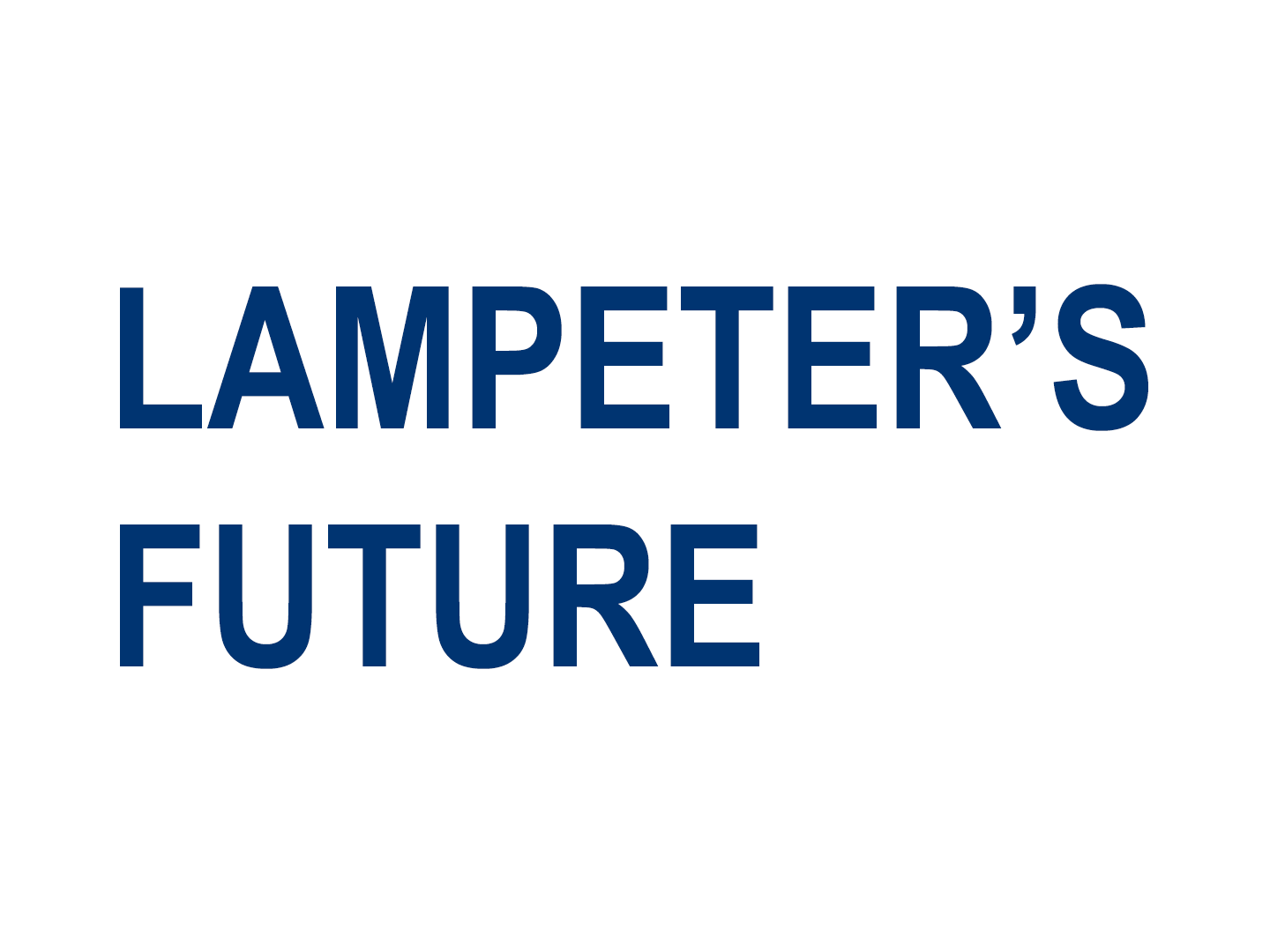 Lampleter Lampeter's Future : Talk by Cllr Clive Davies - Lampeter21